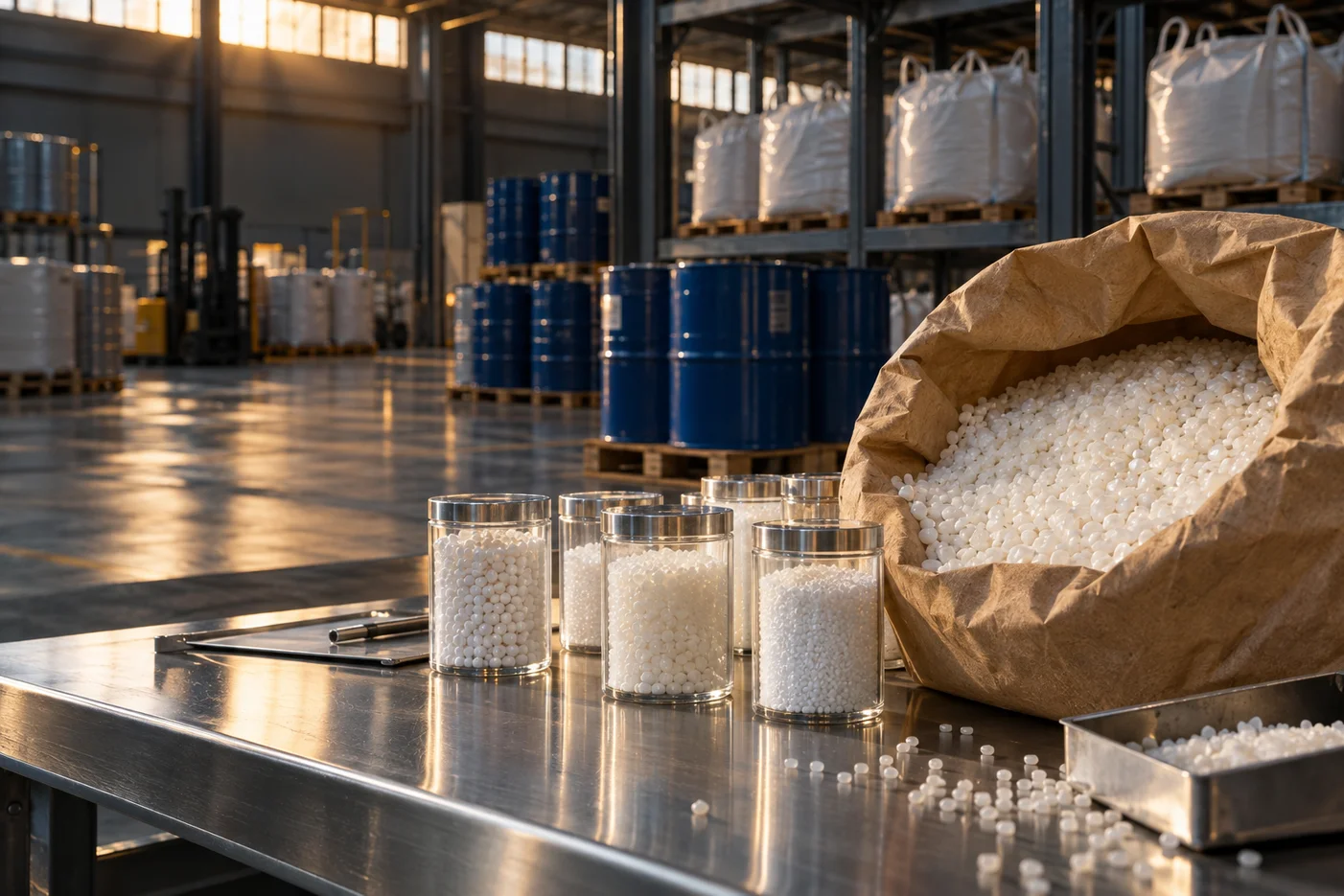 Industrial raw materials and packaging