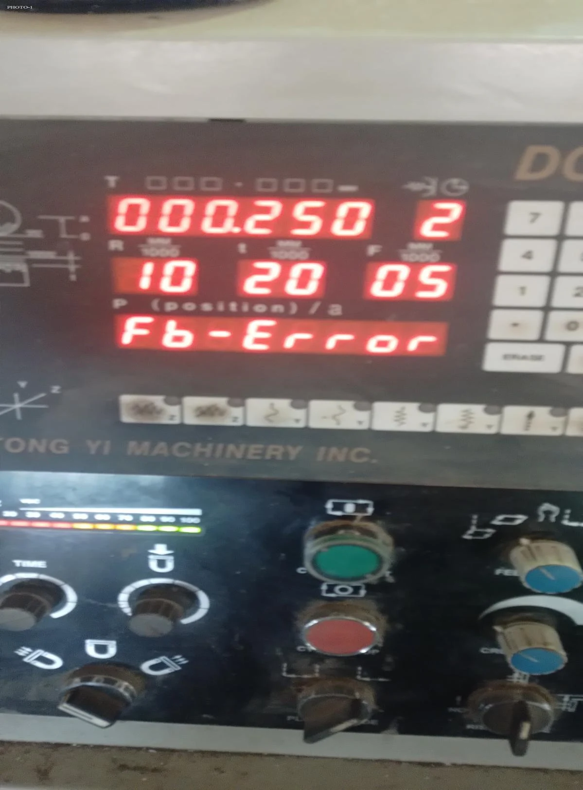 Paneldə FB-ERROR mesajı